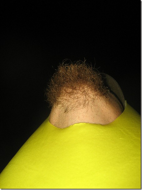 banana beard from below